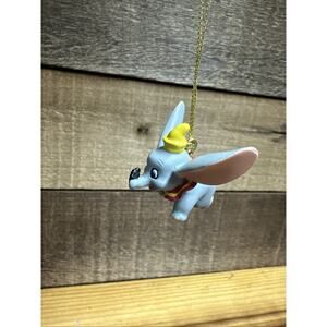 Disney Dumbo Ornament 1.5 Inches Tall & 1.5 Inches Wide Magic Feather Yellow Hat